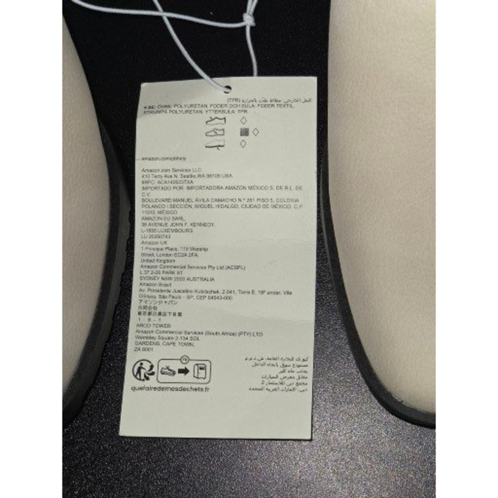 Amazon Essentials Women Ivory Faux Leather Block Heel Chelsea Boots Size‎ 8.5 - Picture 8 of 9